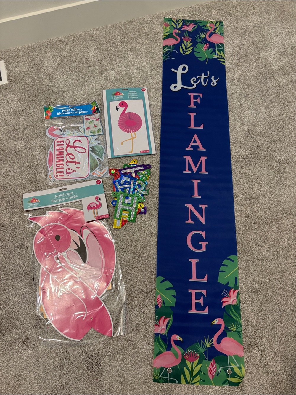 Let's Flamingle Flamingo Party decor